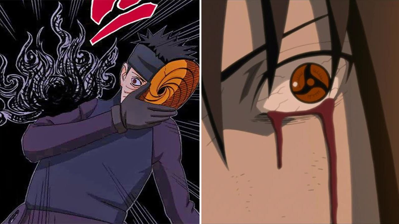 Obito usou o Izanagi ou o Kamui para se livrar do Amaterasu em Naruto Shippuden?