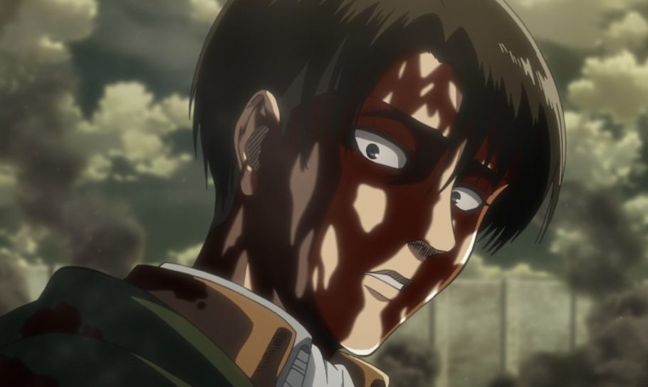 Shingeki no kyojin ( Ataque dos titãs) Levi vs Titã Bestial legendado!