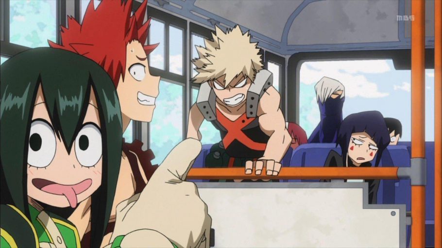 Criador de My Hero Academia compartilha um engraçado desenho de Tsuyu e Bakugo