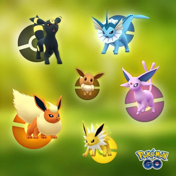 Como evoluir Eevee para Leafeon, Glaceon, Vaporeon, Jolteon, Flareon, Espeon e Umbreon em Pokemon Go