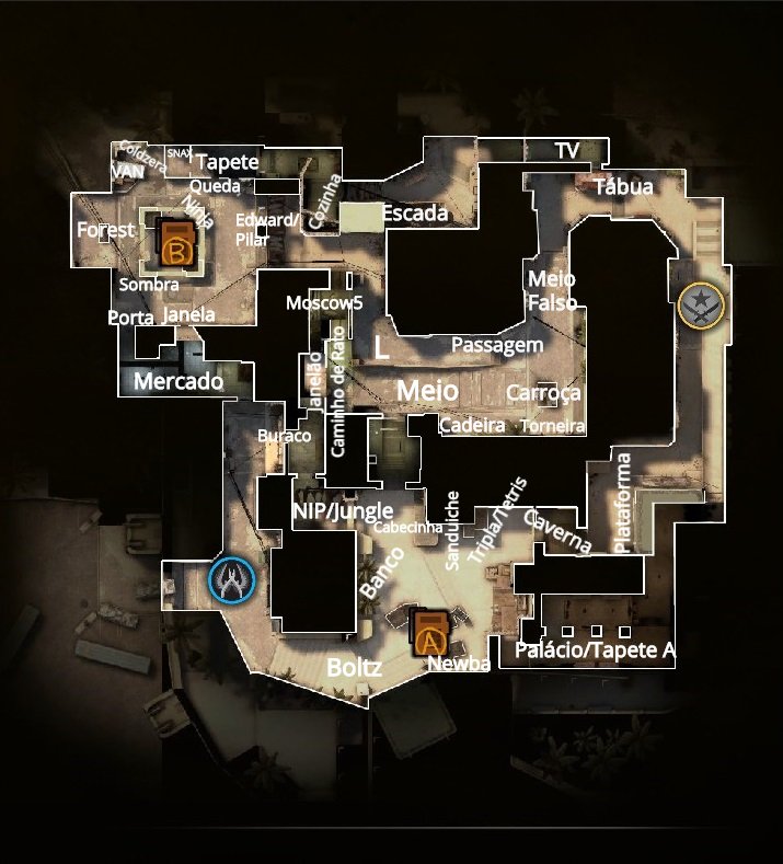 Saiba Os Nomes De Todas As Posi es Do Mapa Da Mirage No CS GO Saiba Os Nomes De Todas As Posi es Do Mapa Da Mirage No CS GO