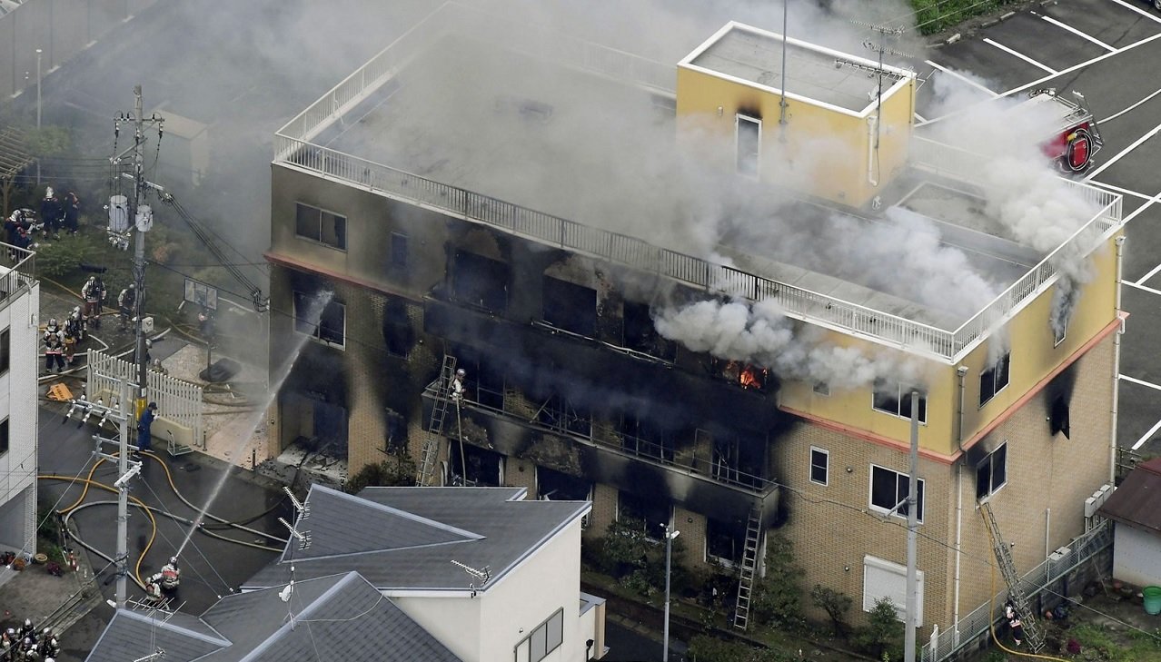 Incêndio no estúdio Kyoto Animation no Japão deixa 33 mortos