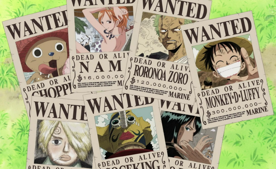 Conheça o verdadeiro significado por trás dos cartazes de procurado e as recompensas em One Piece