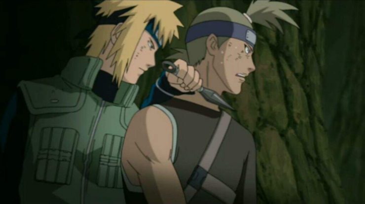 Se Minato é mais velho que Kakashi, e Minato é pai de Naruto