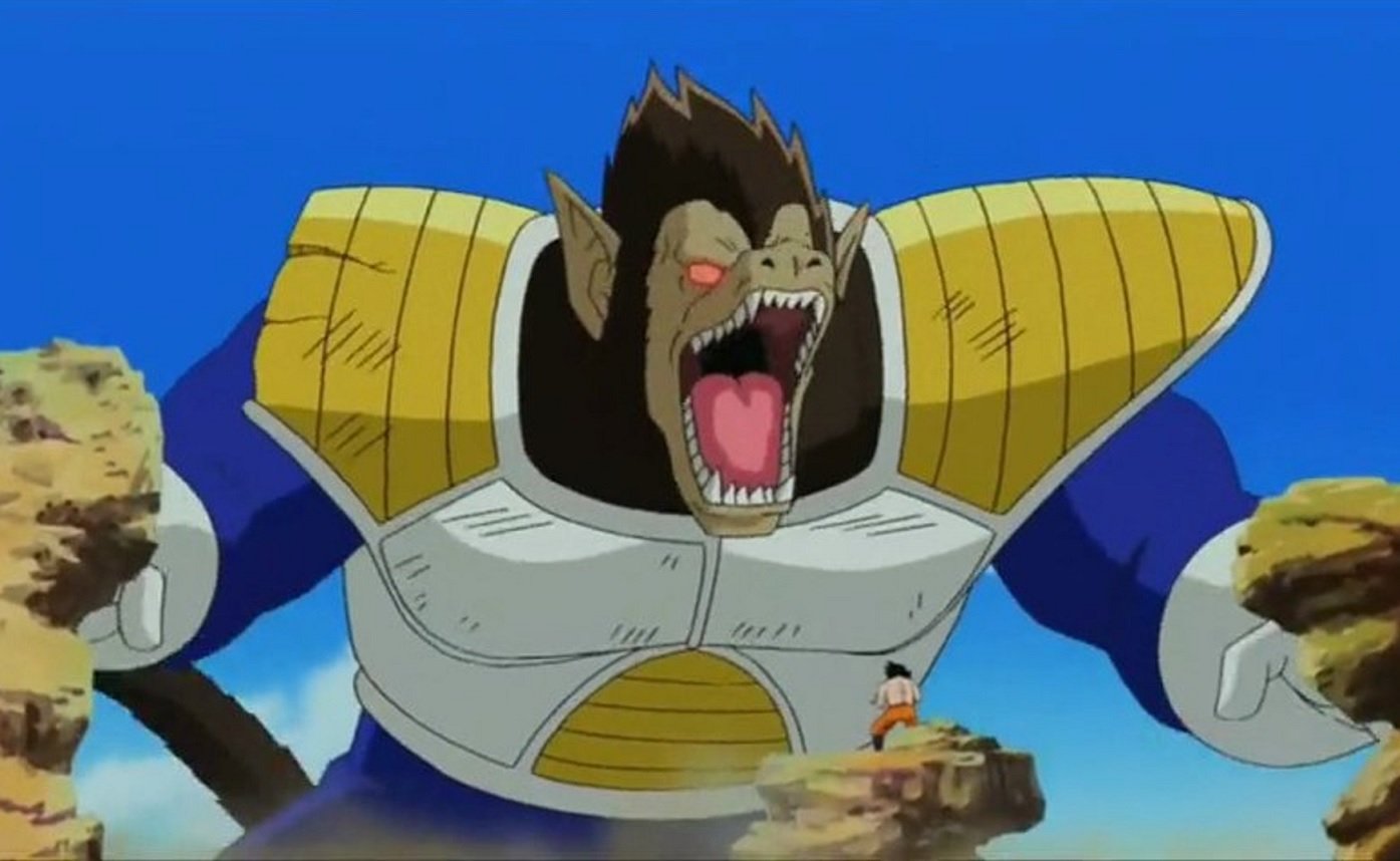 Afinal, qual o motivo de Vegeta ser o único que conseguiu controlar a sua transformação em Macaco Gigante?