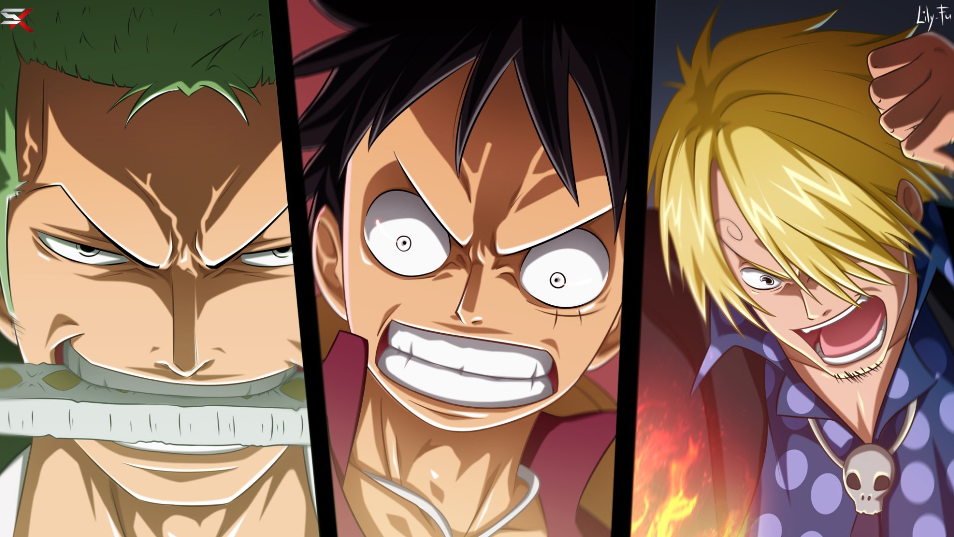 Afinal, quem é o mais forte entre Luffy, Zoro e Sanji em One Piece