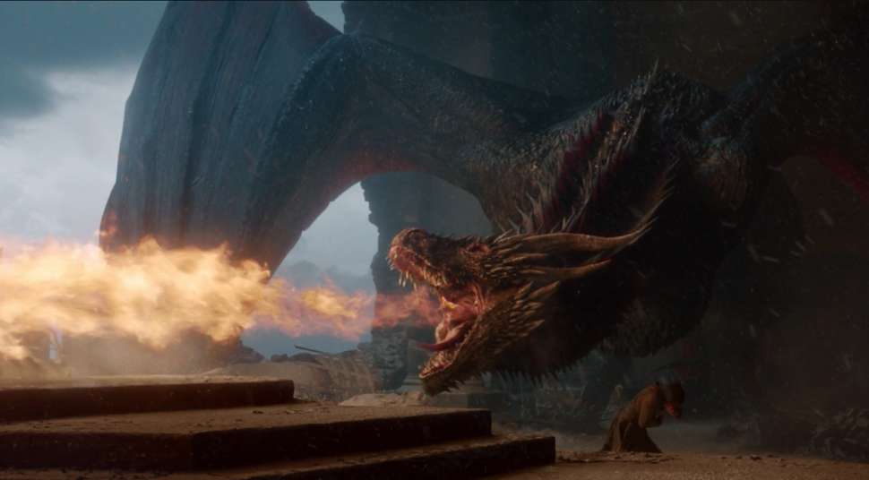 Roteiro do último episódio de Game of Thrones explica o motivo de Drogon não ter queimado Jon Snow
