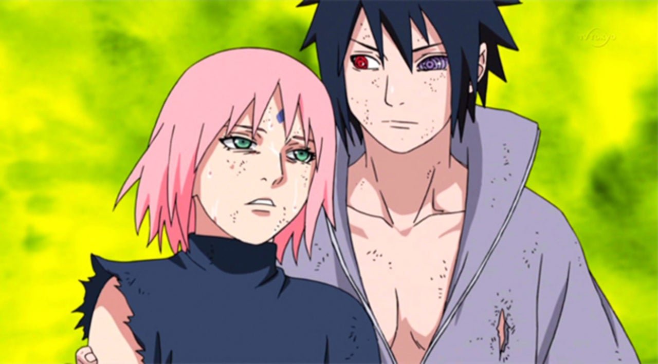 Naruto Clássico - Sasuke fica com ciúmes da sakura #anime