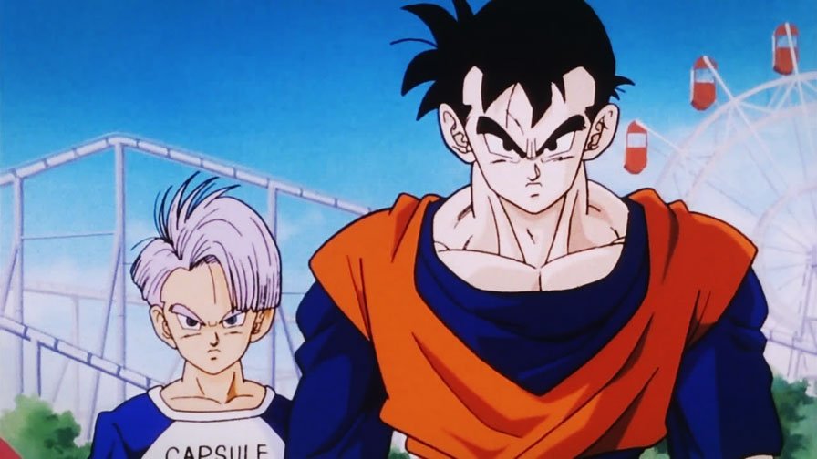 Dragon Ball - Universo - Trunks é filho de Vegeta, e Goten é filho