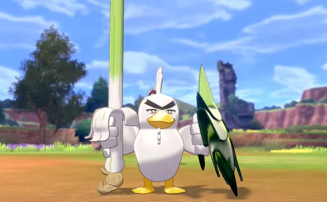 Farfetch'd terá evolução exclusiva para Pokémon Sword