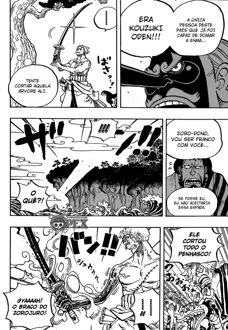 One Piece, Zoro empunha Enma pela primeira vez