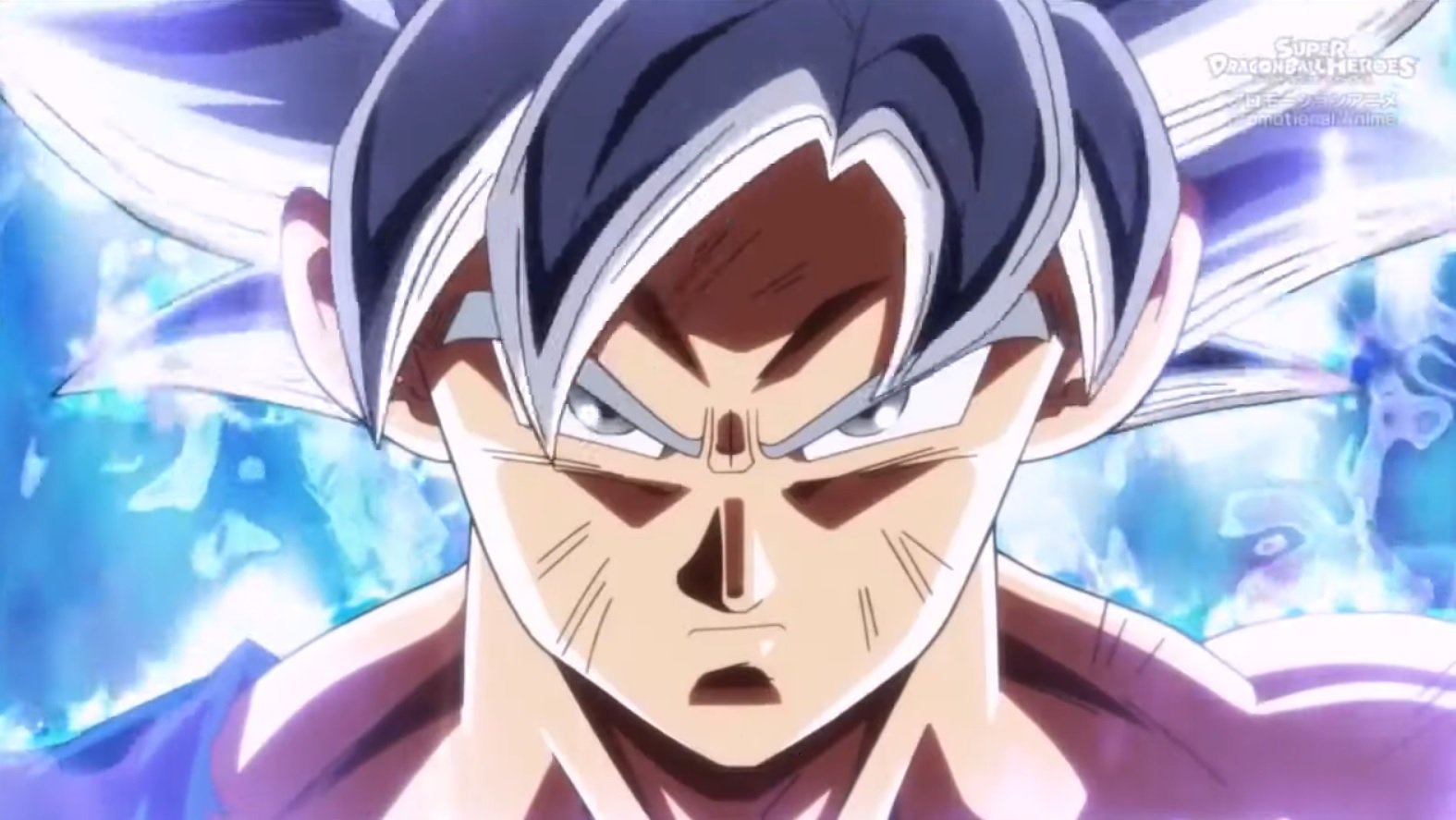 Novo episódio de Dragon Ball Heroes mostra Goku utilizando o Instinto Superior completo
