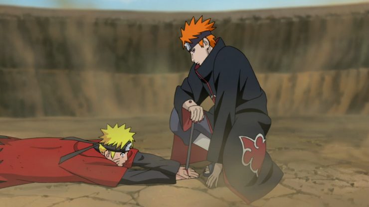 O que aconteceria se Sasuke tivesse lutado contra Pain em Naruto Shippuden?