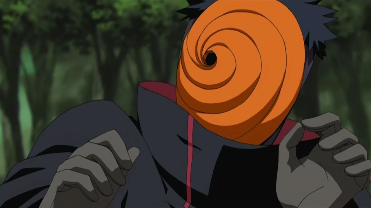 Máscara Tobi Akatsuki Madara Naruto Cosplay Anime