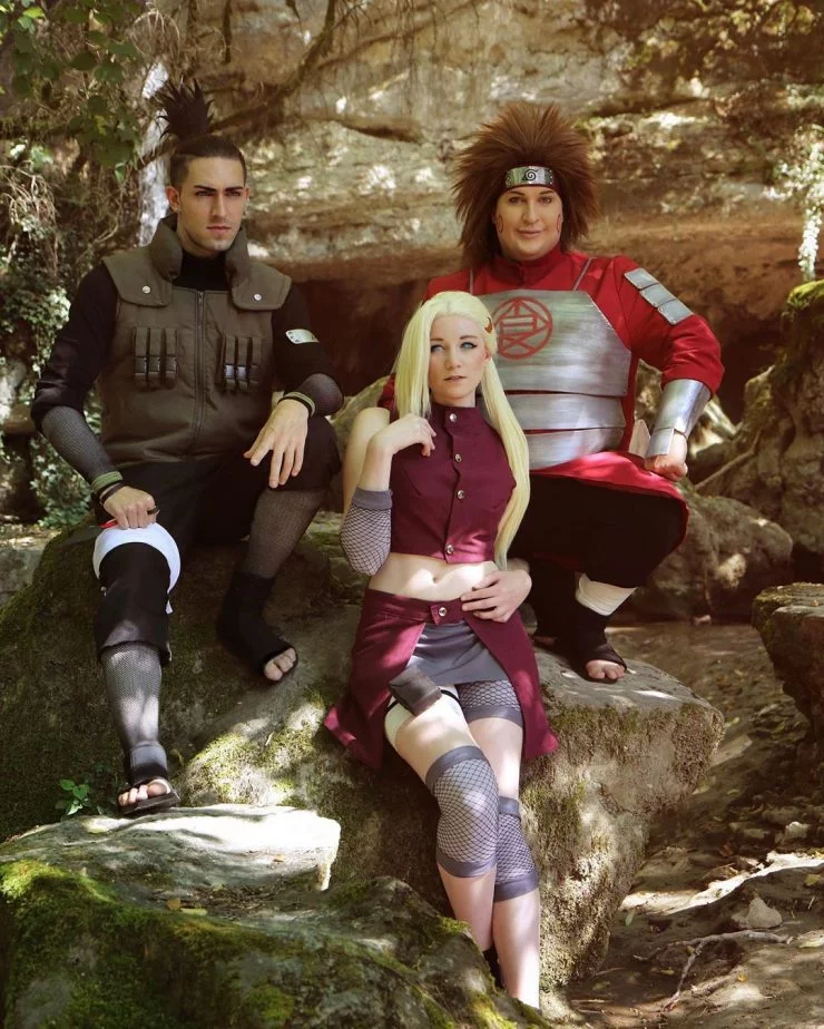 Cosplay Ino-Shika-Cho Naruto