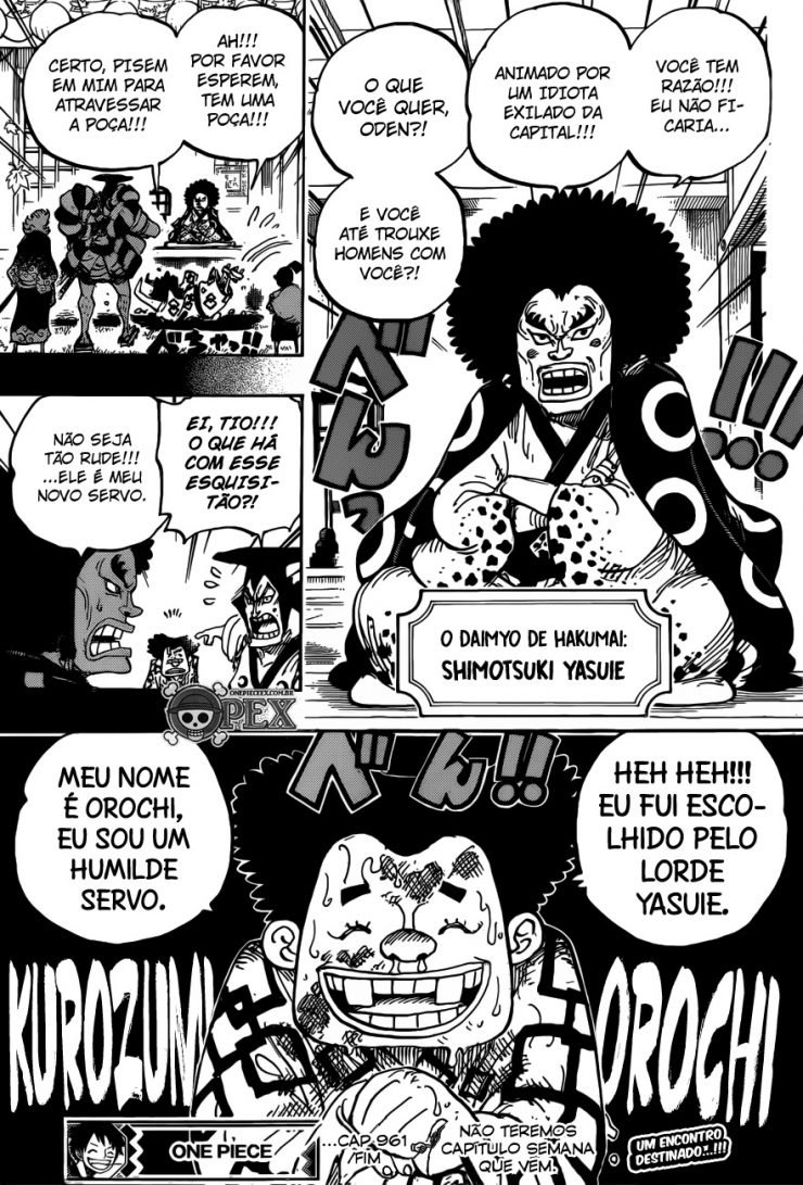 Capitulo 961 De One Piece Nos Revela Como Orochi Era Quando Jovem Critical Hits