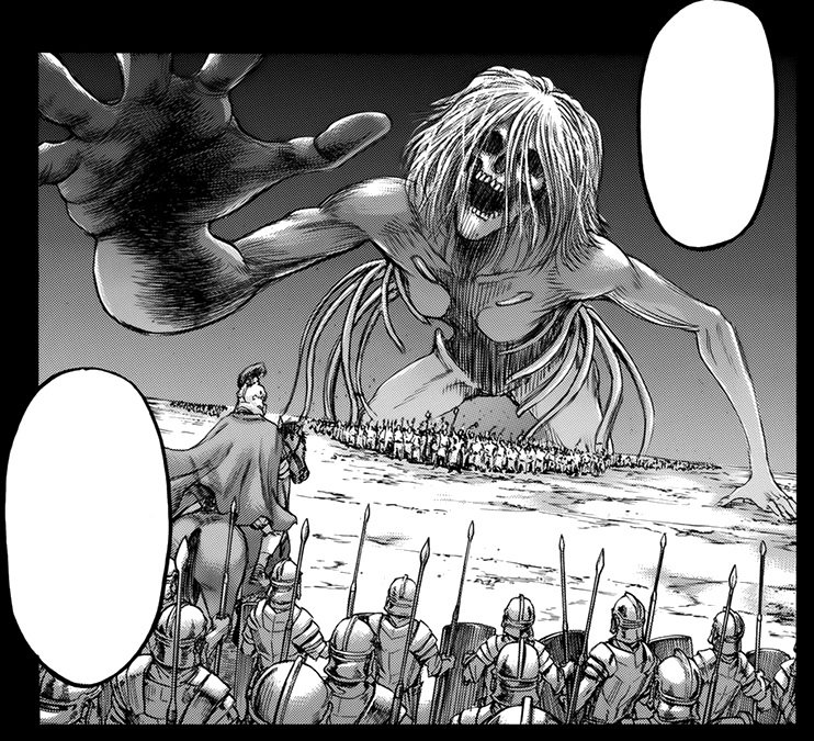 Por que o titã da Ymir não mudou sua forma após comer o titã mandíbula? -  Queen Animes