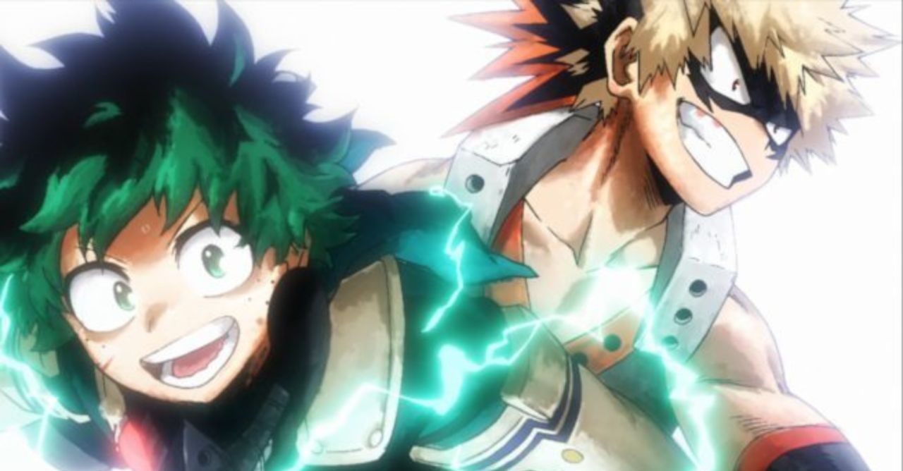 Este seriam os visuais de Izuku Midoriya e Katsuki Bakugou depois do