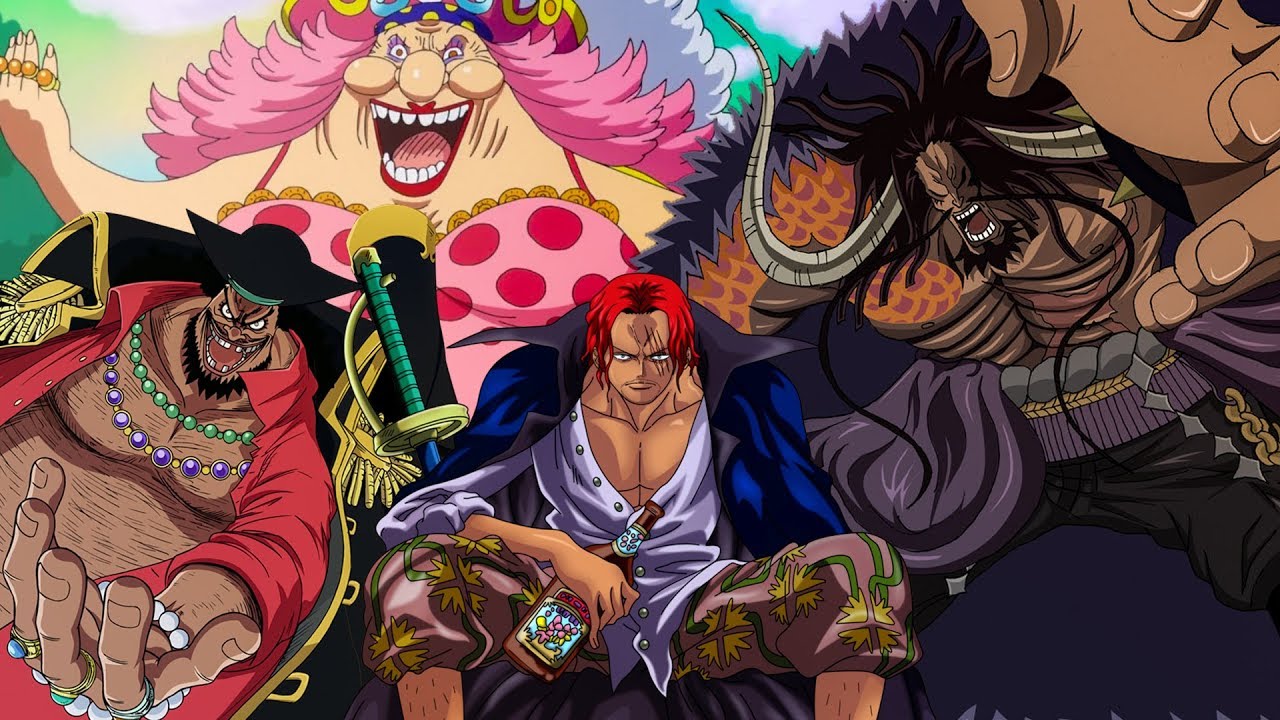 One Piece compartilha os esboços originais dos cartazes de procurado de cada Yonkou