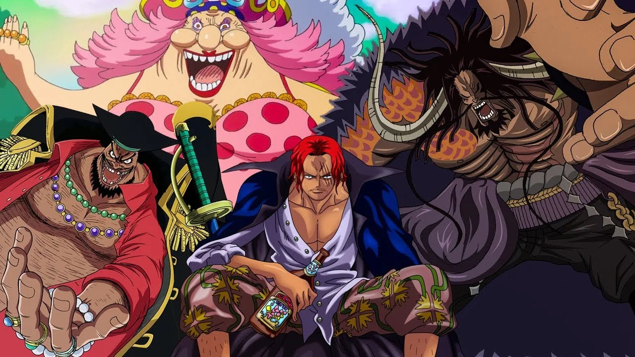 One Piece compartilha os esboços originais dos cartazes de procurado de cada Yonkou