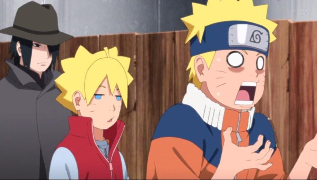 Boruto e Naruto criança treinarão juntos