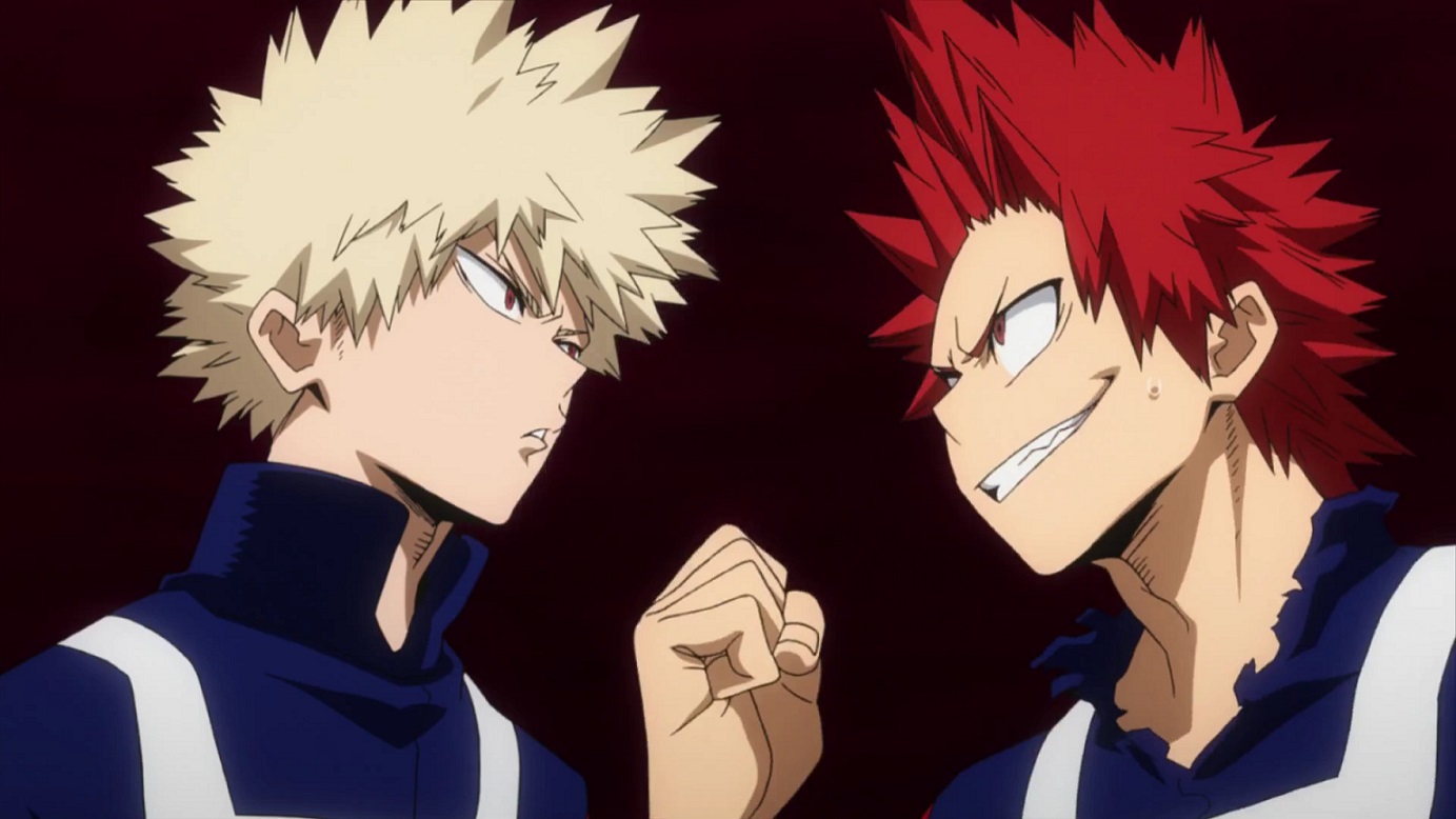 Dublador de My Hero Academia fala um pouco mais sobre o relacionamento entre Kirishima e Bakugo