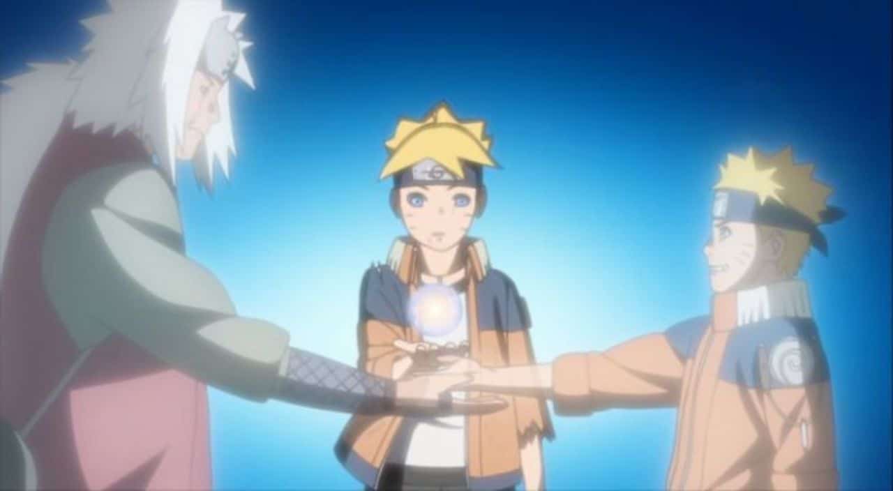 Boruto fará Rasengan em dupla com Naruto para derrotar Urashiki