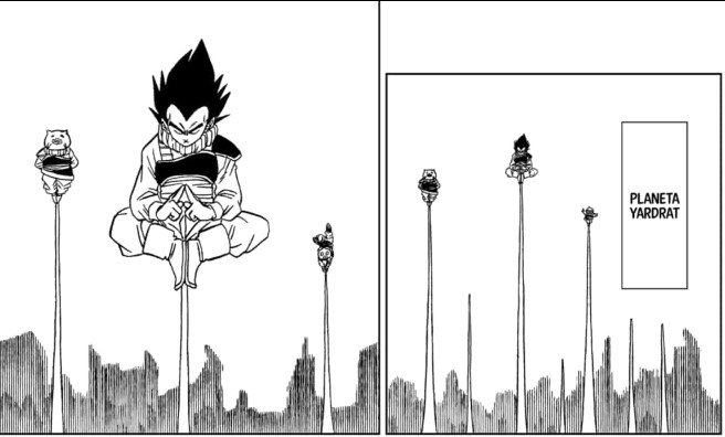 Goku/Vegeta, Desenho por Defou-Aerographie