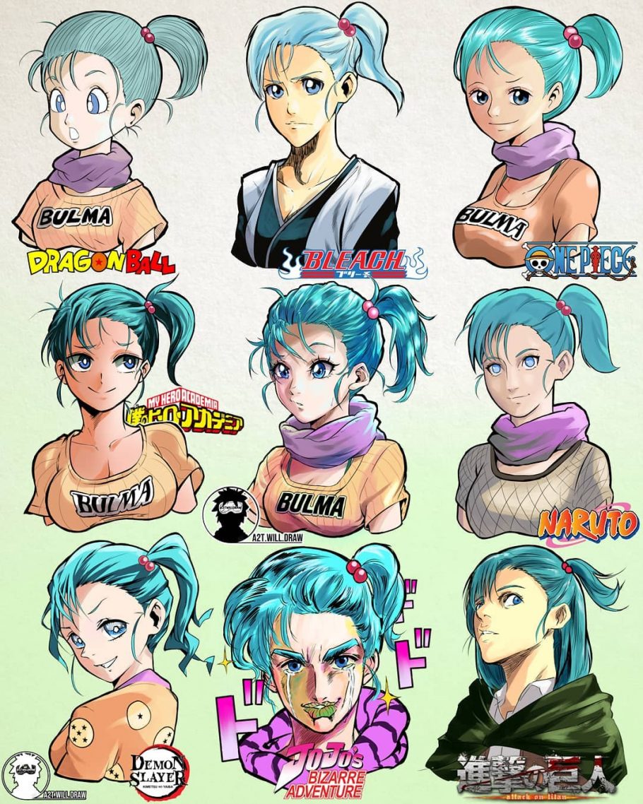 Ilustrador do mangá de 'Dragon Ball Super' desenha Sketch de Bulma jovem