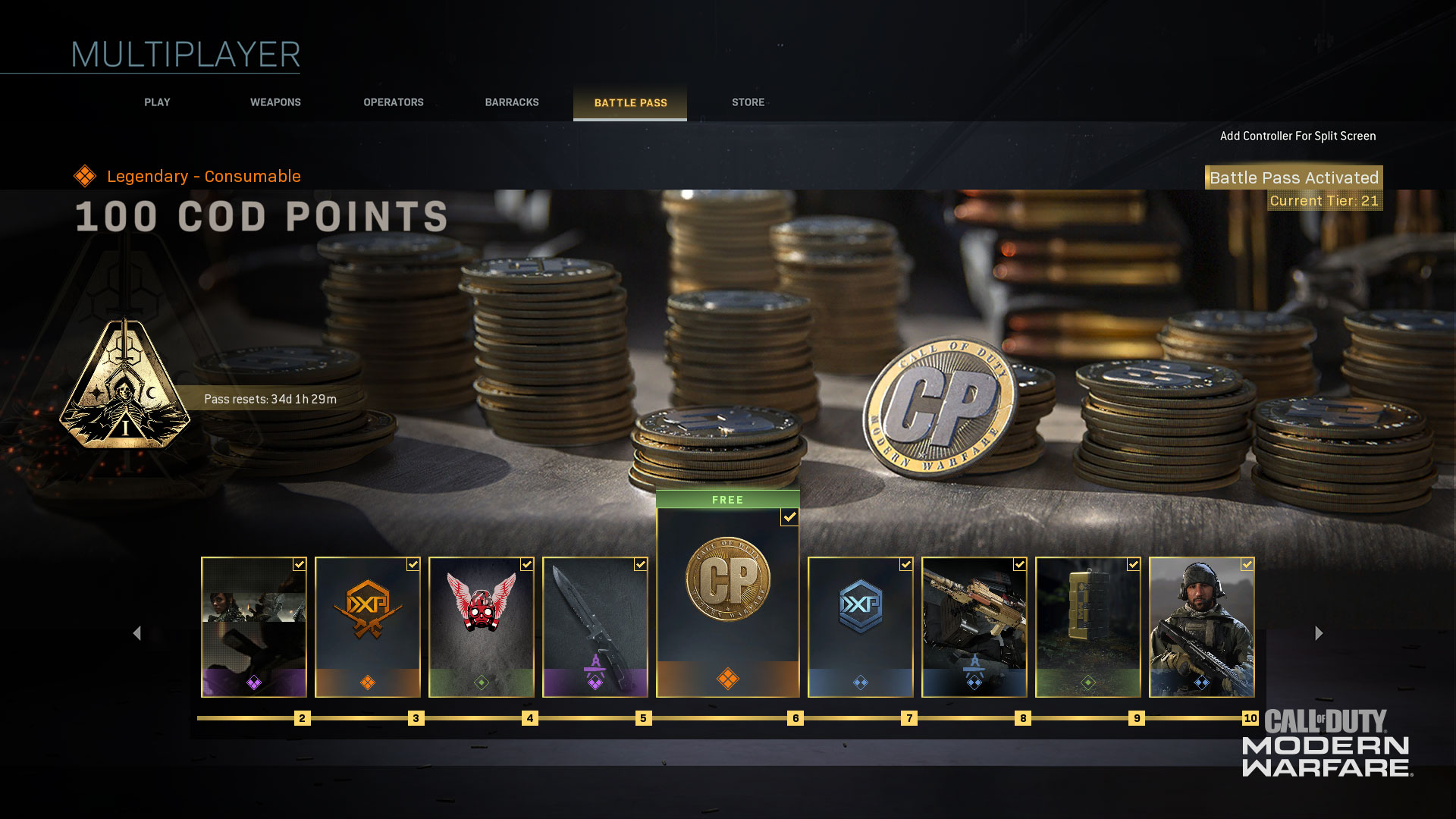 Mi0les Cod Call of Duty: Modern Warfare - Como ganhar COD Points de graça