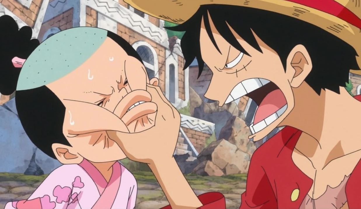 One Piece Momonosuke Luffy