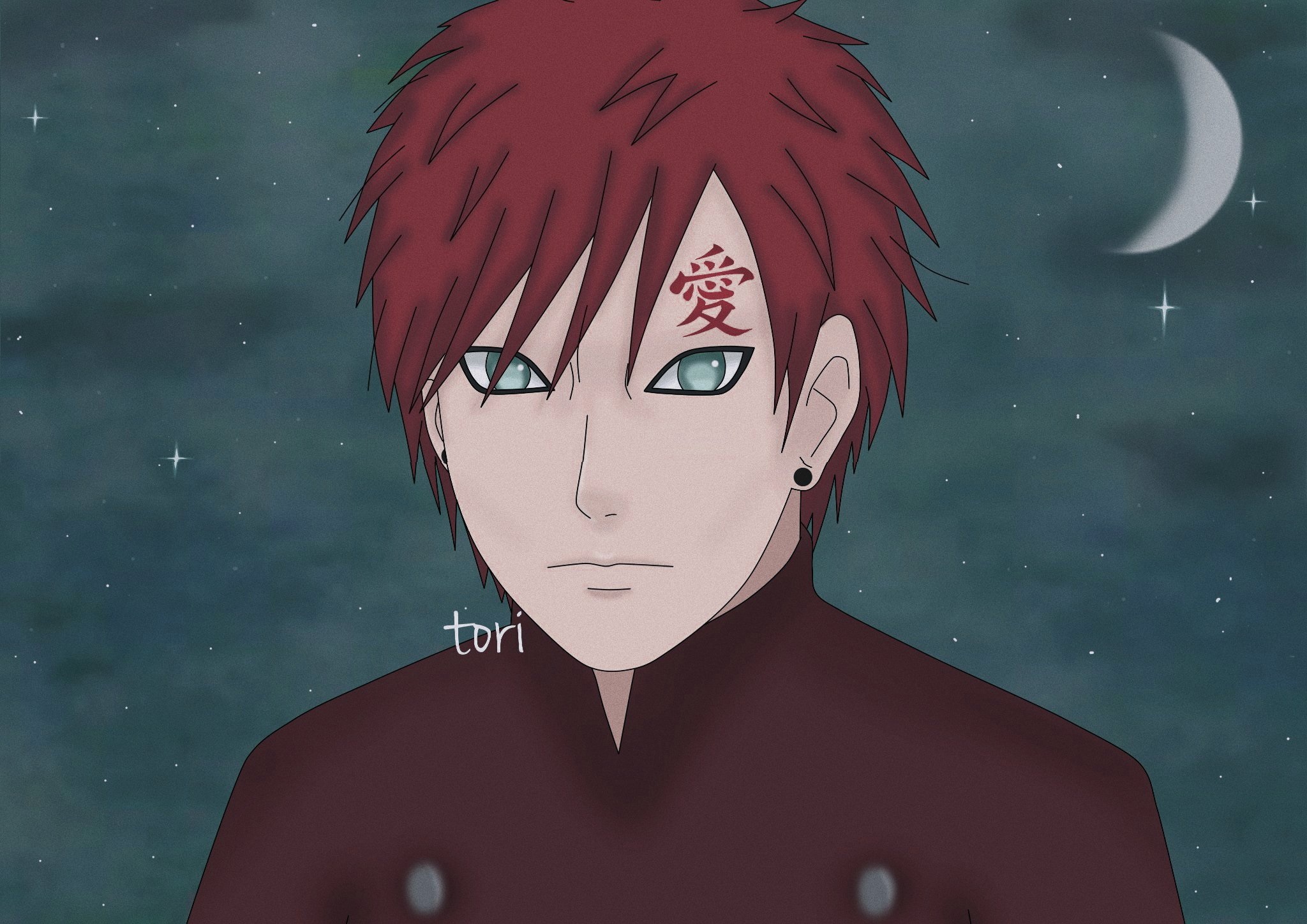 gaara do cabelo lambido - Desenho de rinn_noharaa - Gartic