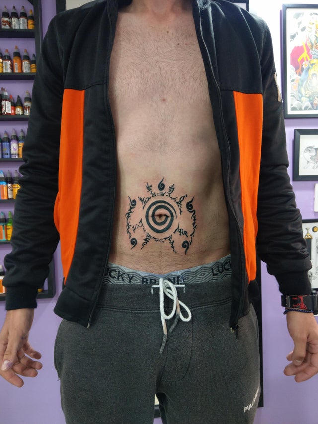 Simbolo do naruto tatuagem
