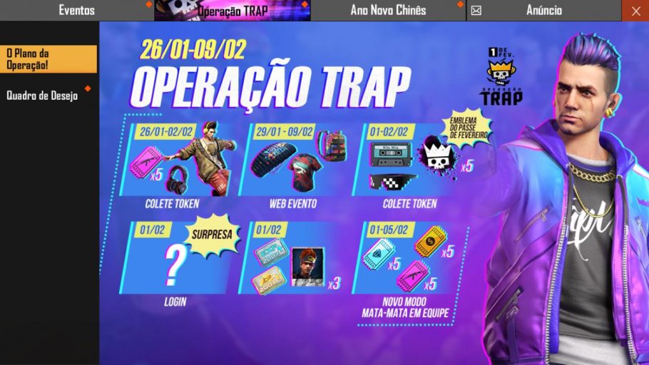 Free Fire Token TRAP