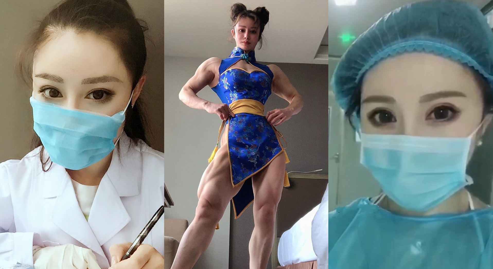 Famosa cosplayer de Chun-Li está tratando pacientes infectados com o coronavírus
