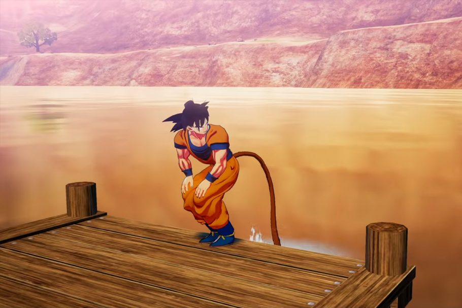 Dragon Ball Z: Kakarot Goku Pescando