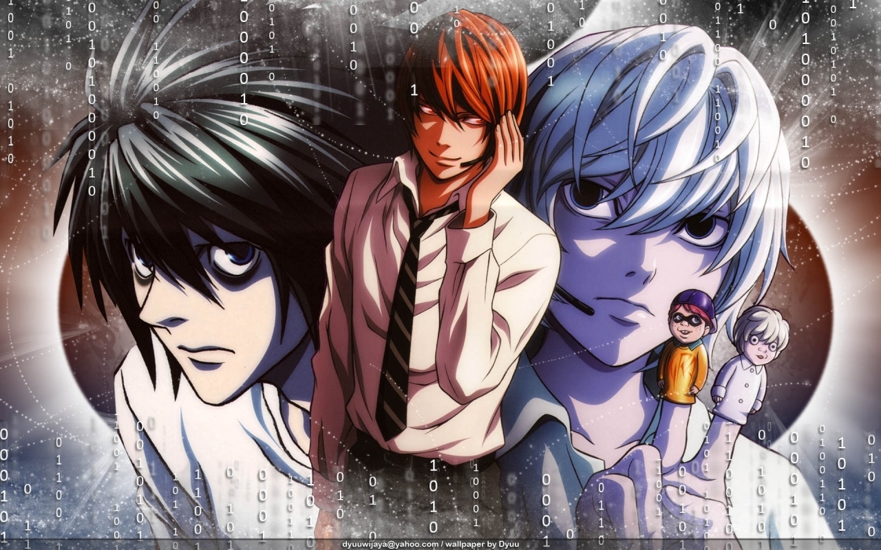 Death Note ( Near, L Lawliet, Mello, Light Yagami )