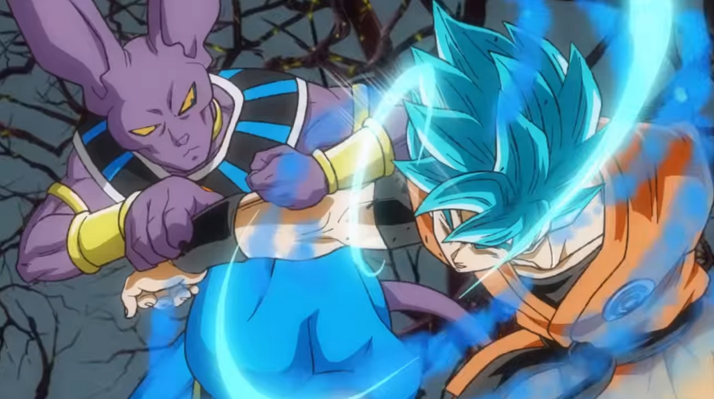 Novo trailer de Dragon Ball Heroes mostra Goku enfrentando Beerus
