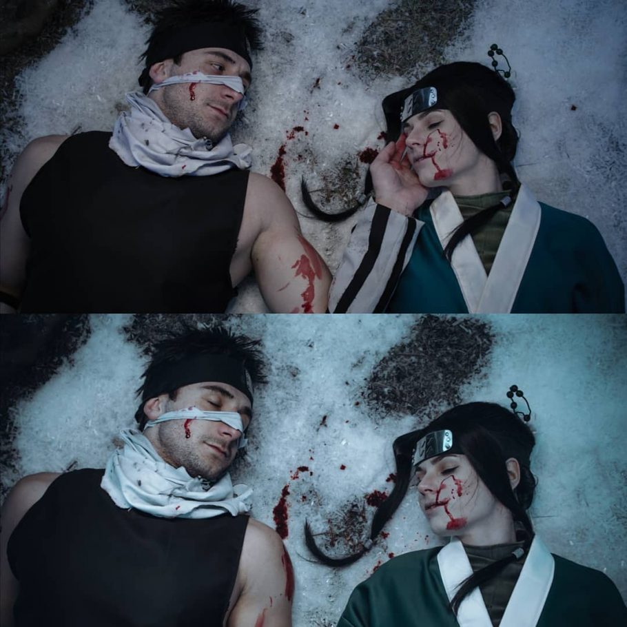 Dupla de cosplayers recria de forma incrível Zabuza e Haku de Naruto