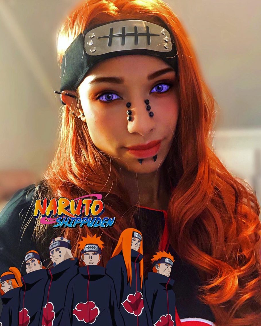 Fã de Naruto imagina uma versão feminina de Pain com um cosplay incrível