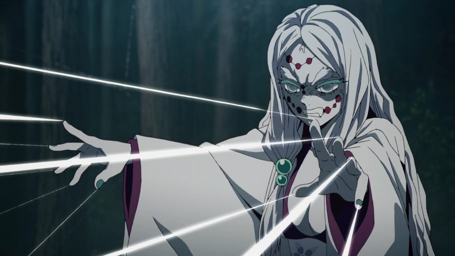 Fã de Demon Slayer arrasa no cosplay da Mãe Aranha com incrível habilidade e detalhes impressionantes