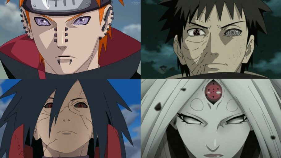 Quem é o melhor vilão de Naruto: Pain, Obito, Madara ou Kaguya?
