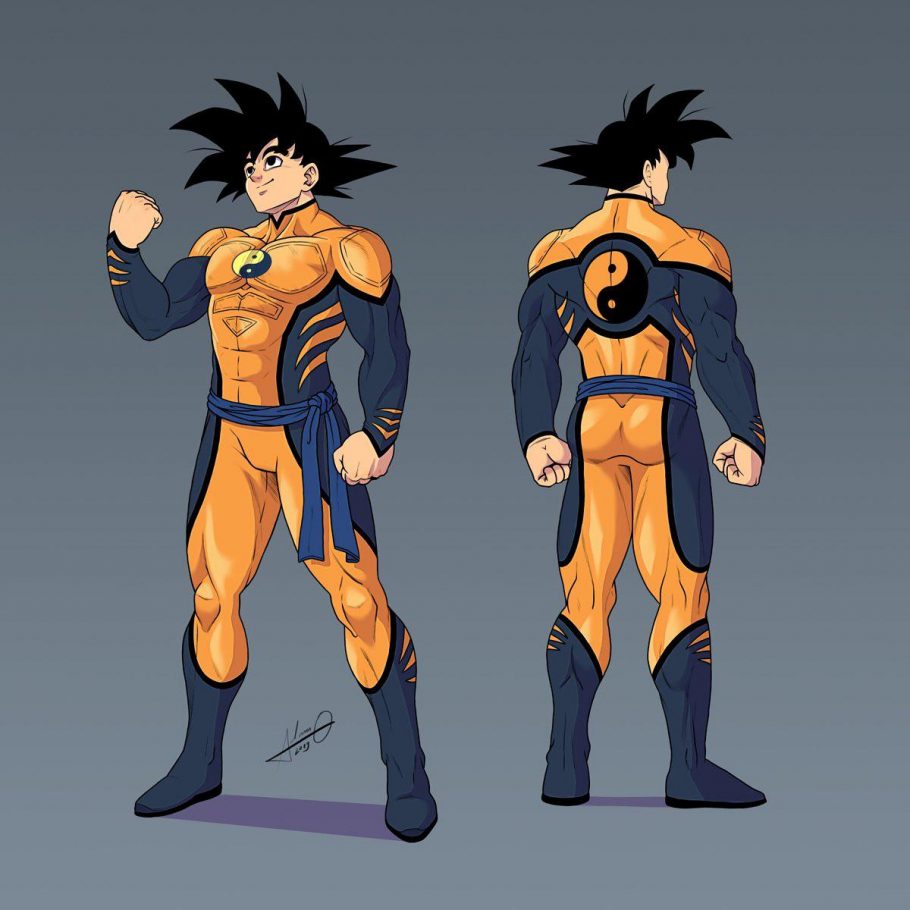 Artista reimagina Goku de Dragon Ball Z com o estilo de arte da DC