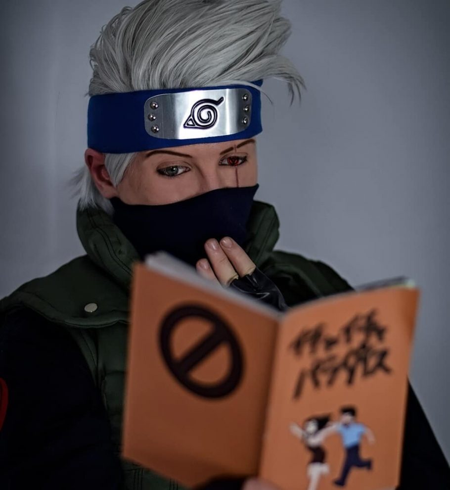 Fã de Naruto Shippuden fez um cosplay perfeito de Kakashi