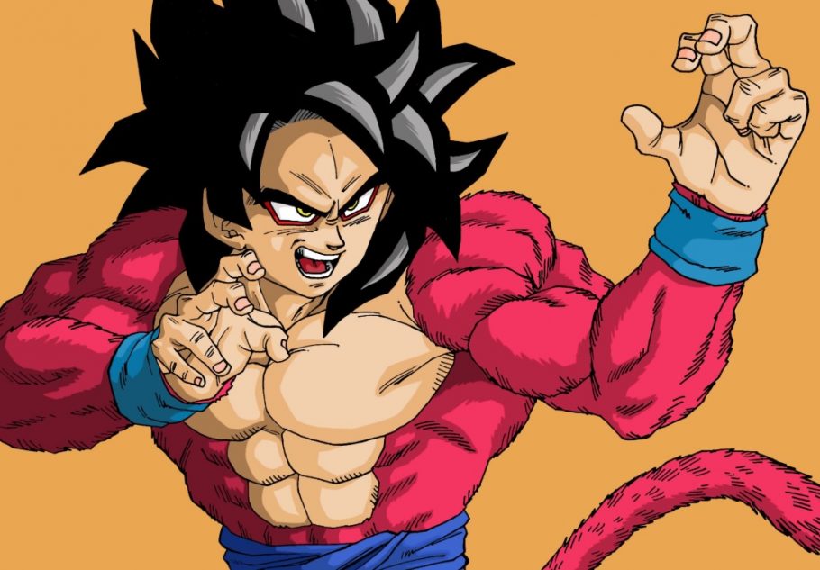 Famoso ilustrador de Dragon Ball fez uma incrível ilustração de Goku Super Saiyajin 4