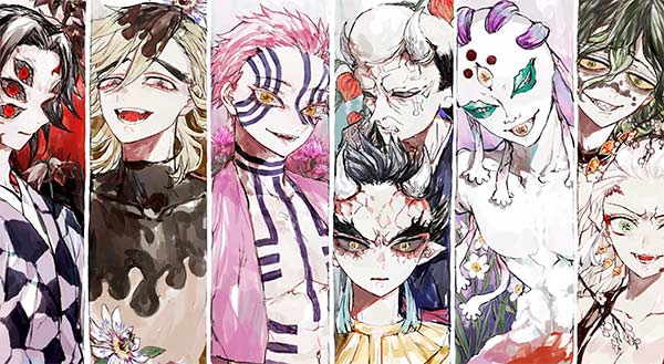 As seis luas inferiores Kimetsu No Yaiba™ Amino