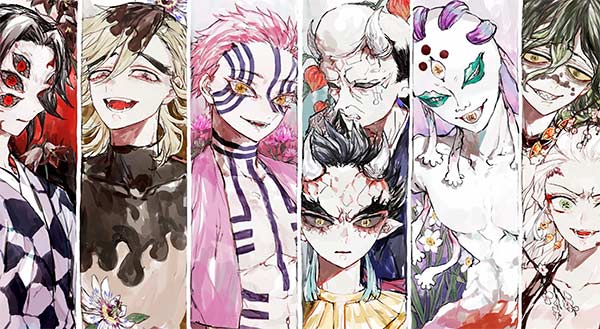 Kimetsu no Yaiba  Tudo sobre os 6 Luas Superiores