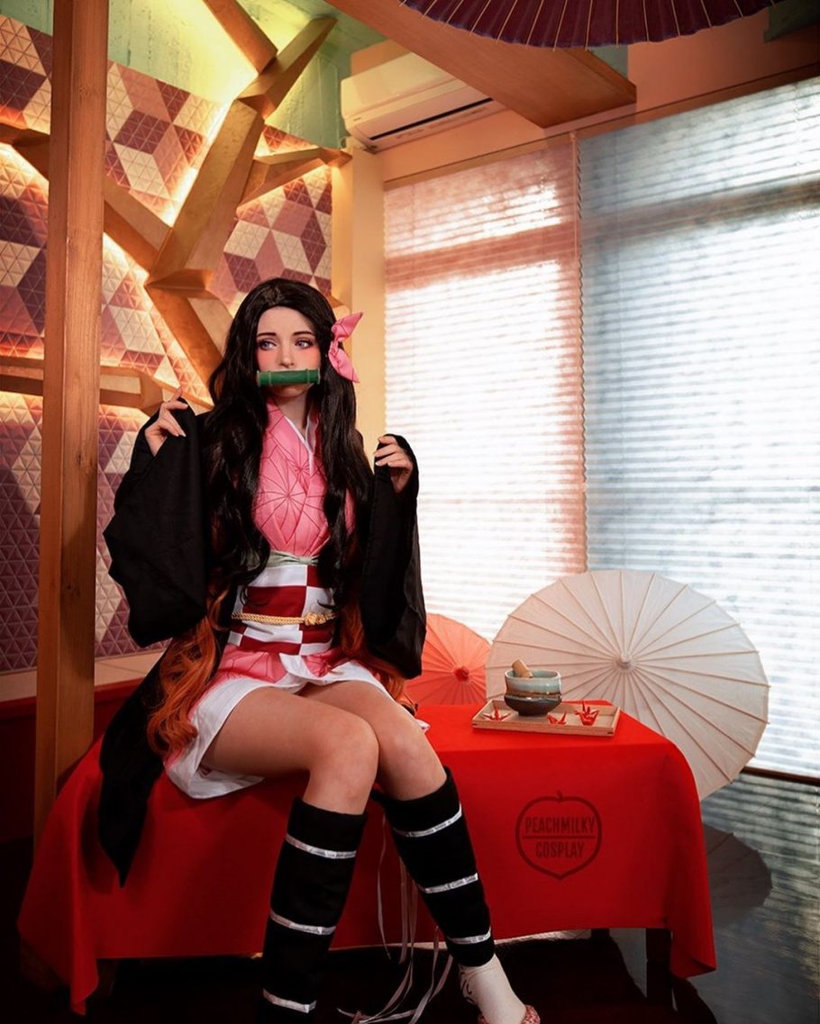 Kimetsu no Yaiba: Cosplayer recrea a Nezuko en su forma humana
