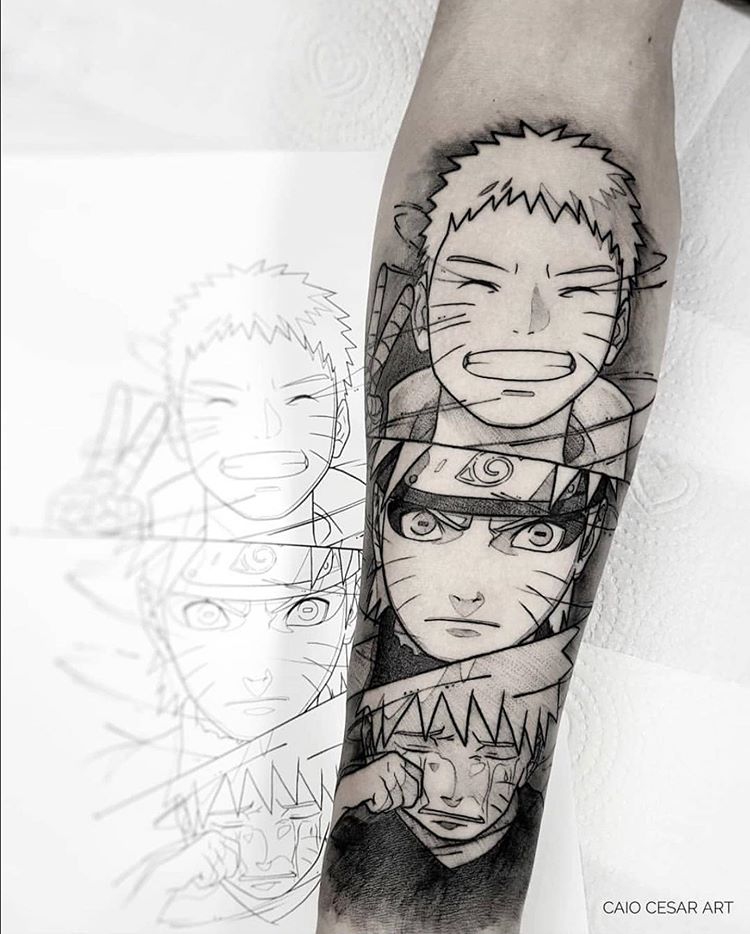 10 tatuagens incríveis de Naruto para nenhum fã botar defeito