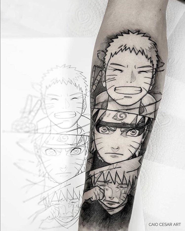 10 Tatuagens de Naruto